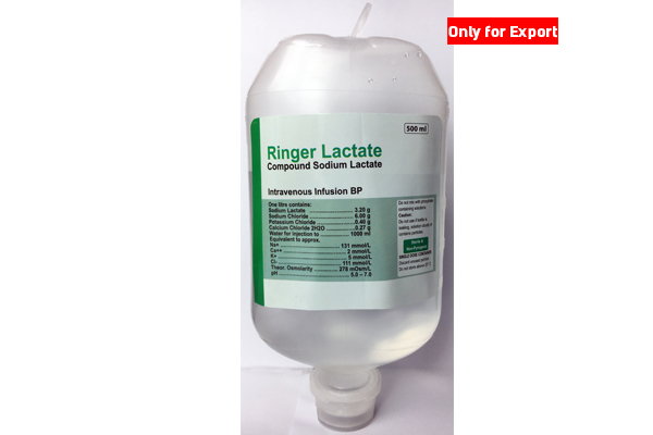 Ringer Lactate 500 Ml Lactoring Iv Infusion 500 Ml