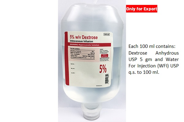 5 Dextrose 500 Ml Infudex 5 Iv Infusion 500 Ml