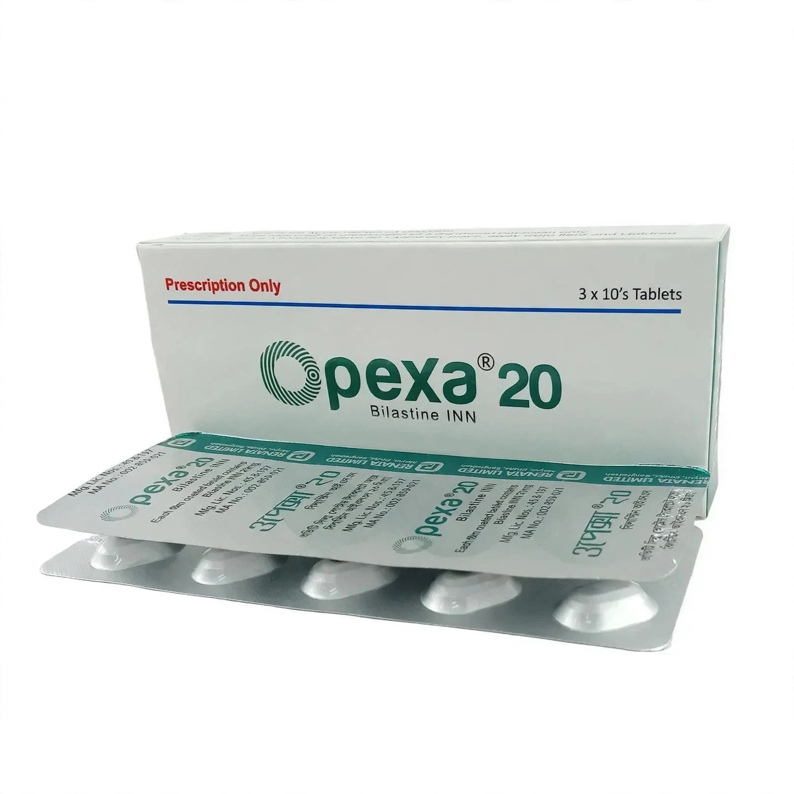 Opexa Tablet