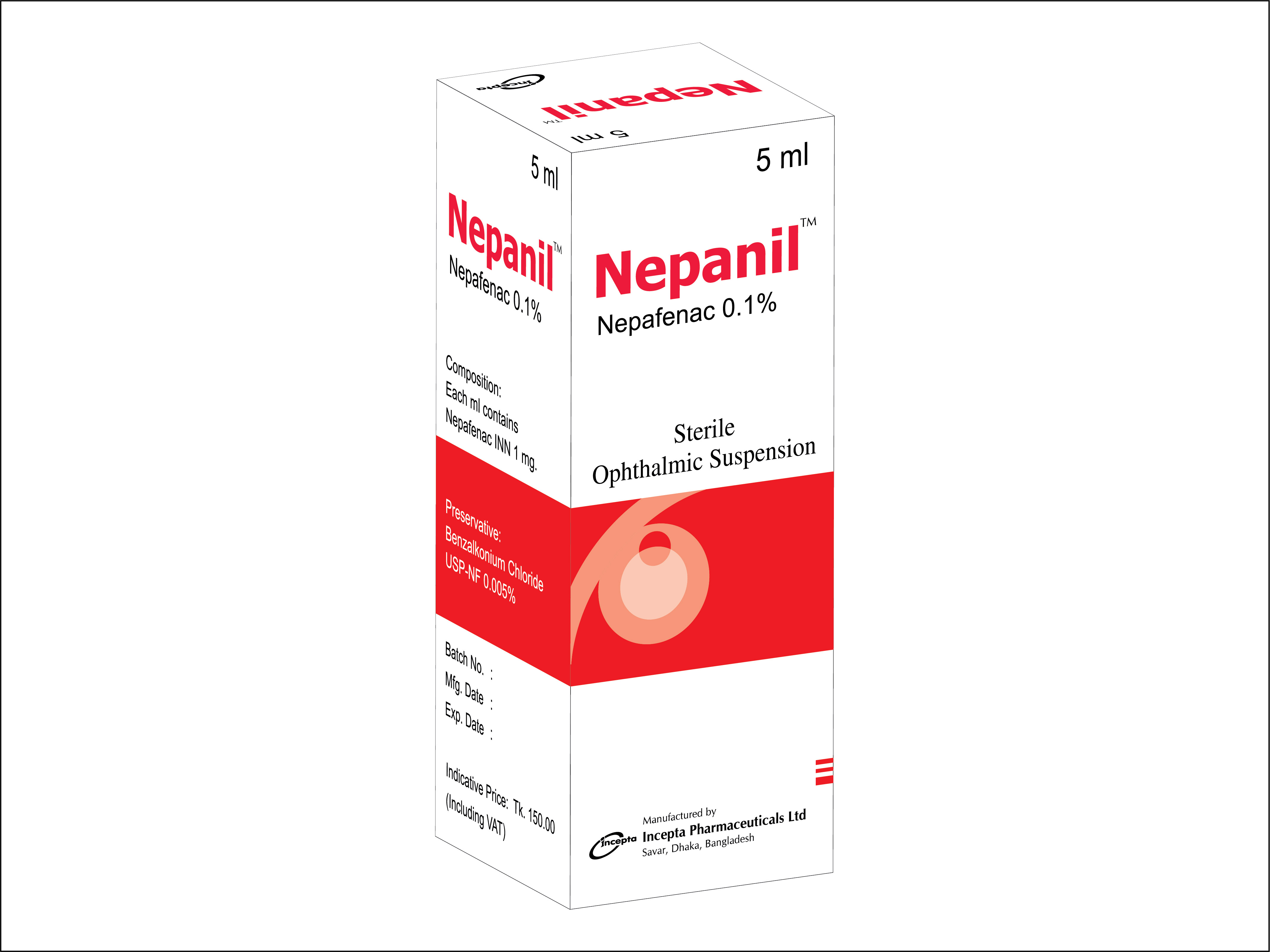 Nepanil Ophthalmic Suspension